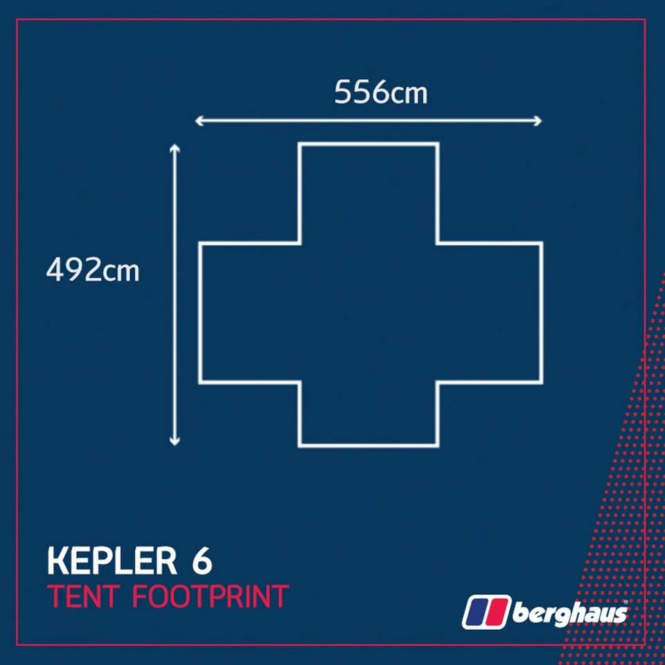 Berghaus Kepler 6 Tent Footprint - Image 2