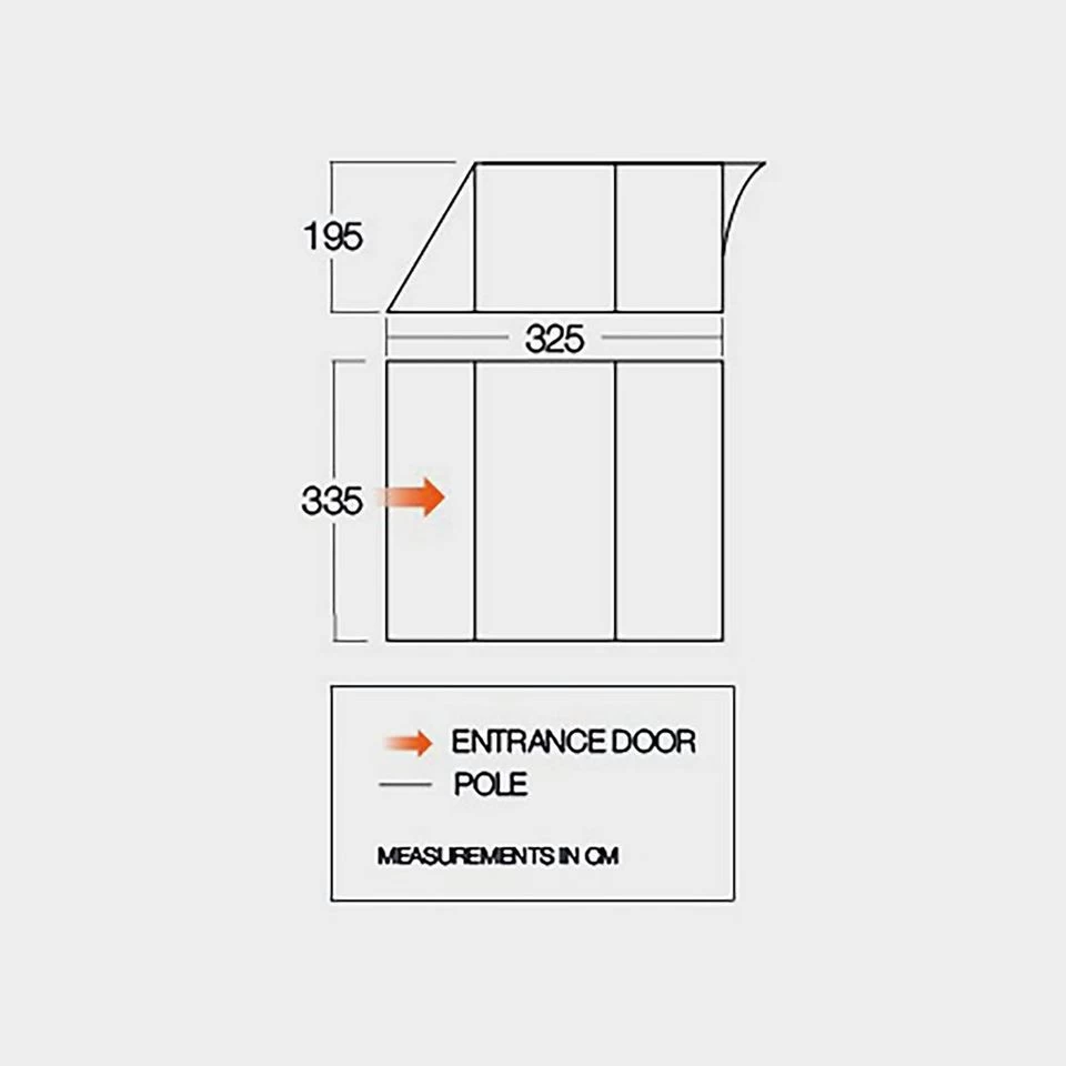 Vango Icarus 500 DLX Tent Awning - Image 2