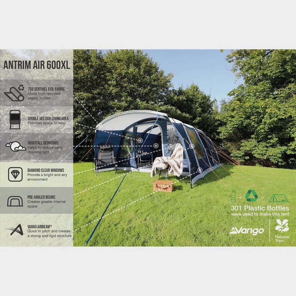 Vango Antrim Air 600XL Family Tent - Image 3