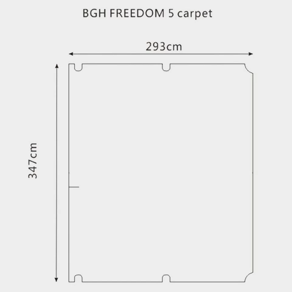 Berghaus Freedom 5 Tent Carpet - Image 2