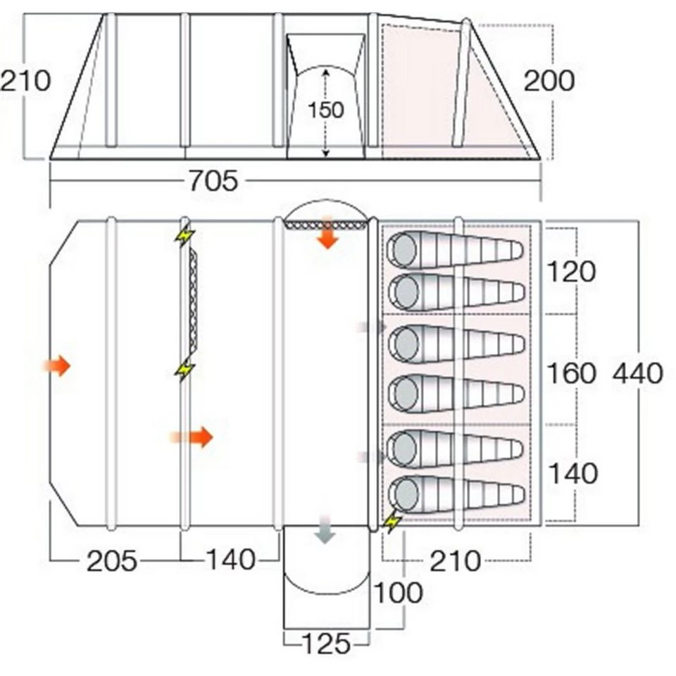 Vango Alderley Air 650XL - Image 2