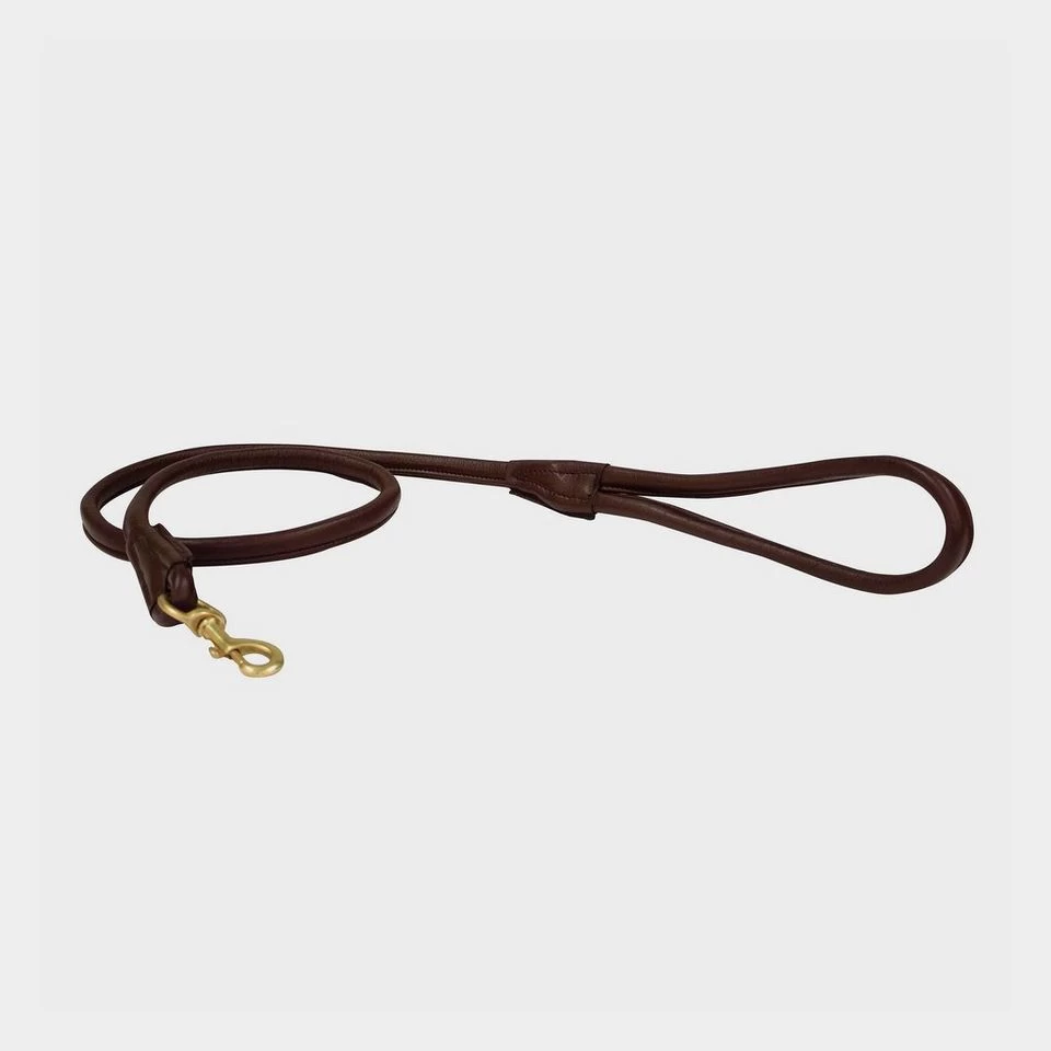 Weatherbeeta Rolled Leather Lead Brown