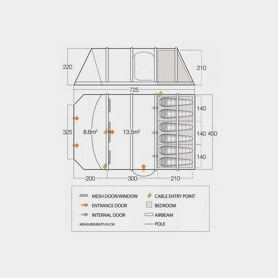 Vango Annecy Air Vista 600XL - Image 2