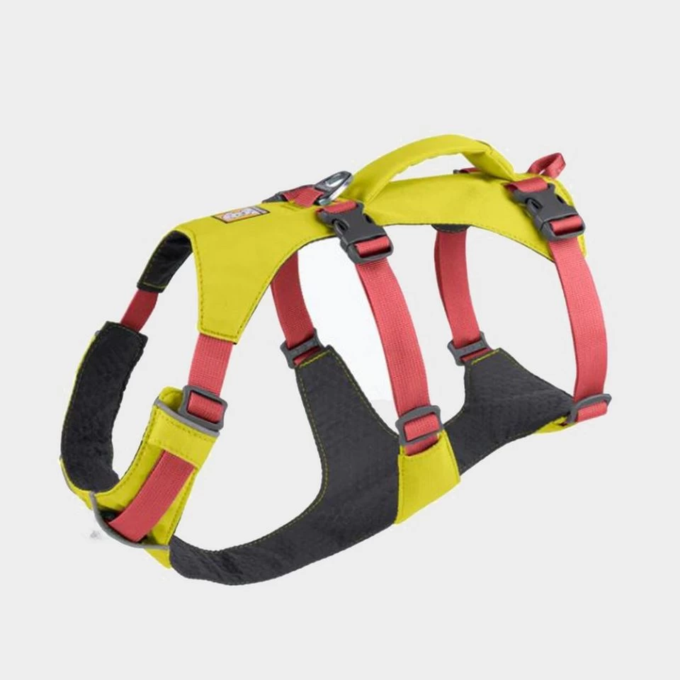 Ruffwear Flagline Harness With Handle Yellow/Red - Image 4
