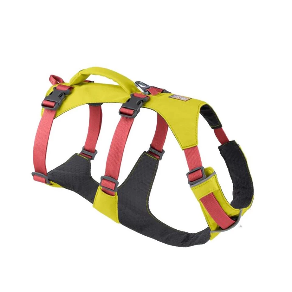 Ruffwear Flagline Harness With Handle Yellow/Red - Image 7